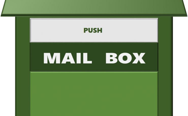 手紙、ハガキには「風景印」を押します